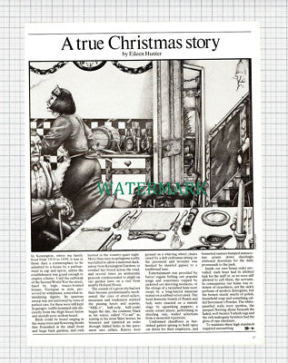 X1011) Eileen Hunter Christmas Story Kensington Ellen Mason - 1976 Article