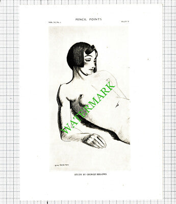 George Bellows Artist - 1925 Cutting