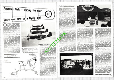 Andrews Field Flying Club Braintree  RAF Great Saling Essex - 1979 Article