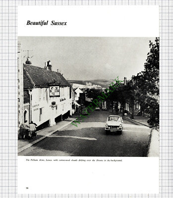 9279) The Pelham Arms Lewes Sussex - 1965 Cutting