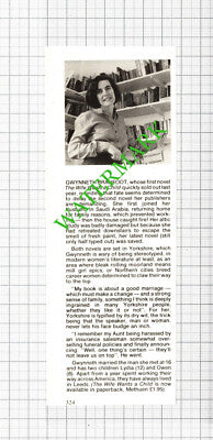 Gwynneth Branfoot Author - 1984 Cutting