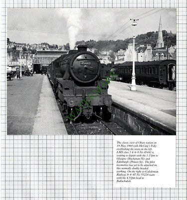 Oban Railway Station LMS No 45443 - Cutting