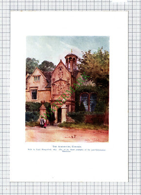 The Almshouses Corsham  - c.1911 Small Print