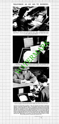 New York Savings Bank Rockefeller Centre Television  - 1953 Cutting
