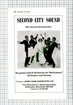 Second City Sound Advert Harry Gunn  - 1968 Cutting