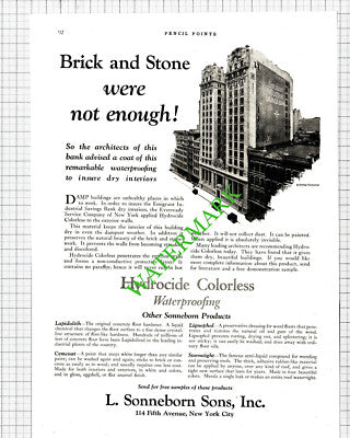 L Sonneborn Sons New York Emigrant Savings Bank Advert - 1926 Cutting