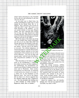 Manor Of Balneth Lewes Sussex Mr Ivor Grantham Roger Bullock - 1955 Article