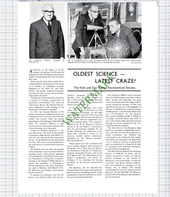 8771) Hull  & East Riding Astronomical Society Dr Cameron Walker - 1967 Cutting