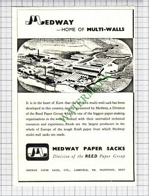 Medway Paper Sacks Larkfield Maidstone Small Advert  - 1950 Cutting