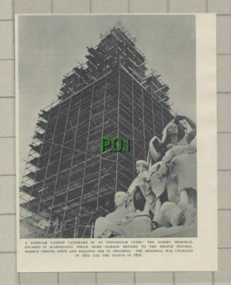 C739) The Albert Memorial Bomb Damage Repairs - 1951