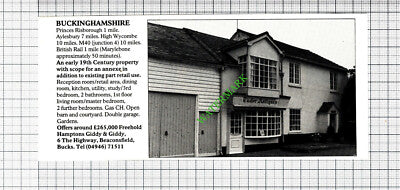 Tudor Antiques Princes Risborough Buckinghamshire Sale Advert - 1988 Cutting