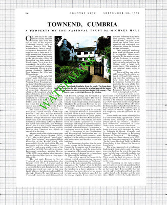 Townend Troutbeck Cumbria Browne - 1991 Article
