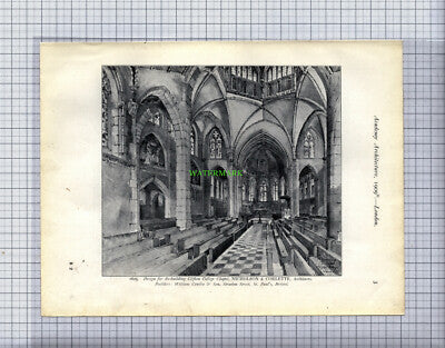 Clifton College Chapel Nicholson Corlette / Buckfast Abbey Church - 1909