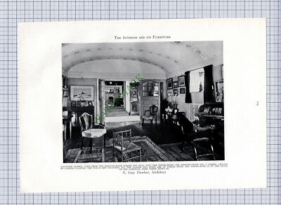 8973) Walwood Surrey Guy Dawber / 118 Maida Vale   - c.1906 Print / Cutting