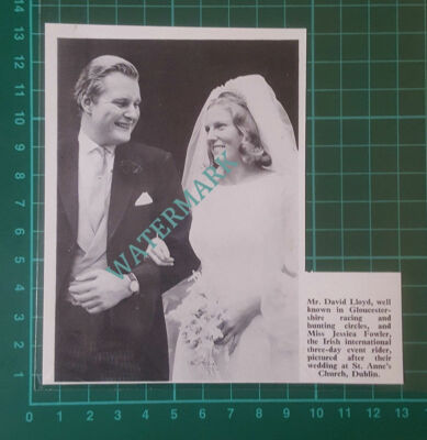 C2654) Mr David Lloyd & Jessica Fowler Horse Racing Hunt Dublin Wedding - 1968