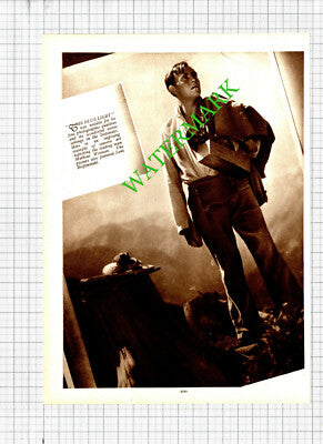 Mathias Weiman Actor / Walter Huston - 1930s Cutting / Print