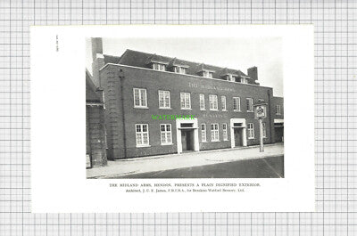 C4495) Red Lion Hotel Colchester / The Midland Arms Hendon c.1960s Book Print