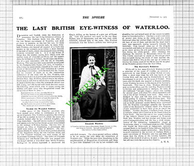Elizabeth Watkins Norwich Daniel Gale Waterloo Eliza Butterfield - 1903 Cutting