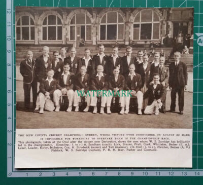 C4347) New County Cricket Champions - Surrey - The Oval 1952 Clip