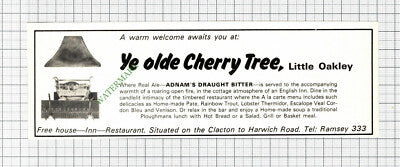 Ye Olde Cherry Tree Little Oakley Essex Advert - 1975 Cutting