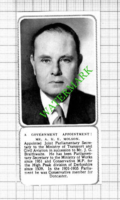 Mr AHE Molson  - 1953 Small Cutting