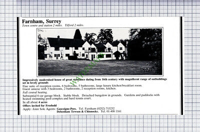 C7848) Farnham Surrey  - 1981 Cutting