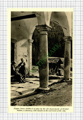 Winkelmatten Switzerland  - c.1920s Cutting / Print