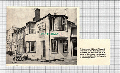 C2784) Rose & Crown Inn Alresford Essex Wivenhoe - 1972 Clip