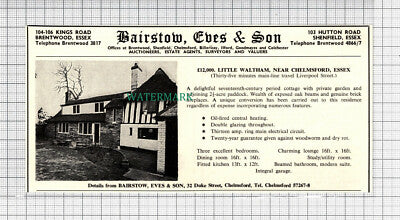 C2545) Little Waltham Nr Chelmsford Essex House Sale Advert - 1966 Clip