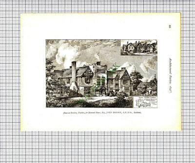 9362) Bowdon Cheshire Edmund Heuer John Brooke /  Church Ewell Surrey - 1896