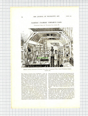 X394) Carpenters Hall Great Titchfield St London George Kilpack - 1894 Article