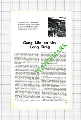 Settle Yorkshire Railway Harry Cox Jim Ion Thomas Preston George - 1976 Article