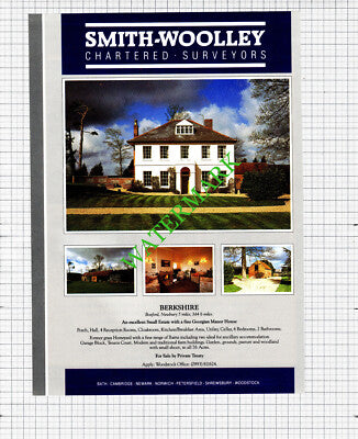 Lanwades Newmarket / Boxford Berkshire House Sale Advert -1991 Cutting