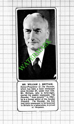 Sir Robert Brooke-Popham Obituary  -  1953 Small Cutting