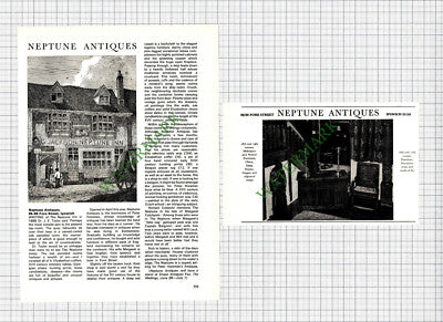 9191) Neptune Antiques Inn Ipswich Peter Horsman - 1972 2-Part Cutting