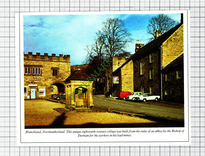 C6420) Blanchland Northumberland  - 1980s Cutting