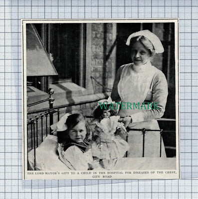 C4253) Hospital For Diseases Of The Chest City Road London 1915 Clip
