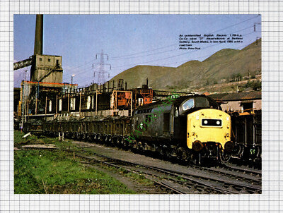 9261) Bedwas Colliery South Wales Railway - 1980 Cutting