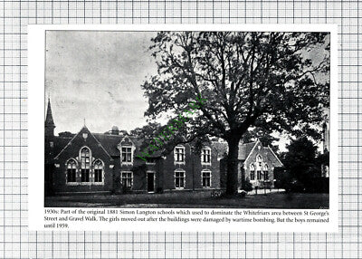 C8023) Simon Langton School Canterbury  - Cutting