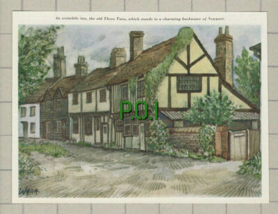 C4145) Three Tuns Inn Newport Essex - 1965 Clip