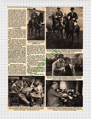 Beverley Baxter Bax Editor Journalist MP - 1949 Article