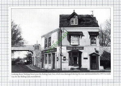 C8017) Riding Gate Inn Wincheap Canterbury  - Cutting