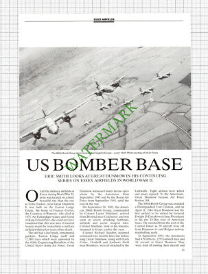 Little Easton Great Dunmow Airfield Essex 386th Bomb Group  - 1989 Article