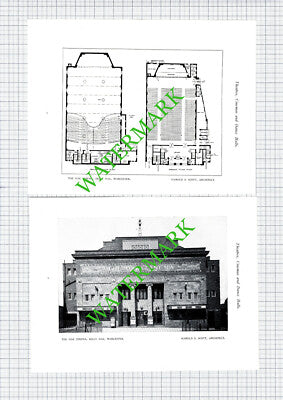 The Oak Cinema Selly Oak Worcester Harold S Scott Architect  - 1928 Article