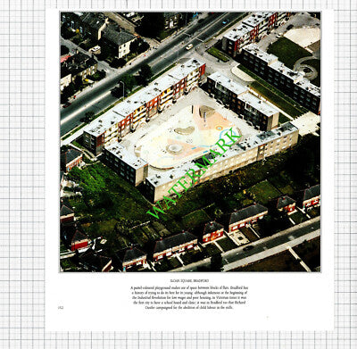 Sloan Square Bradford Yorkshire / Leeds   -1980s Cutting / Print