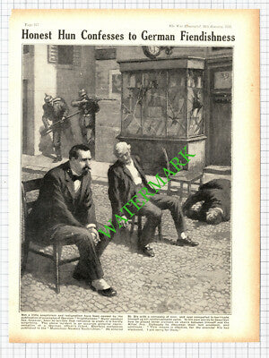 Liet Eberlein St Die France Great War WW1 - 1915 Cutting / Print