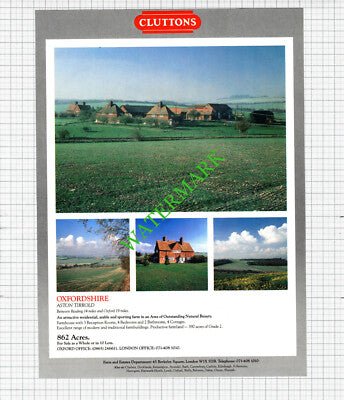 Aston Tirrold Oxfordshire / Rotherfield Greys Oxfordshire Advert - 1991 Cutting