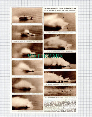 (X522) Mr John Cobb Loch Ness Speedboat Crusader - 1952 Clip