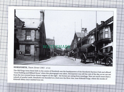 C7779) Old Kings Arms Hotel HORSFORTH Yorkshire    - Cutting