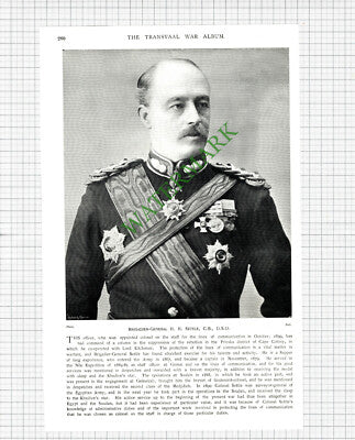 Brigadier General H H Settle -    c.1900 Print / Cutting